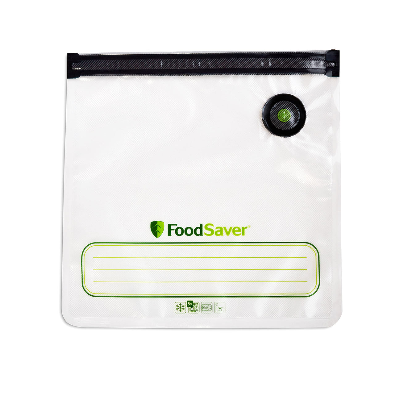 FoodSaver® Reusable Gallon Vacuum Zipper Bags, for Use with FoodSaver Handheld Vacuum Sealers, 8 Count 8 CT Zipper Bags