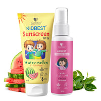 Healthbest Sunscreen and Detangler Combo - UV Protection & Easy Styling