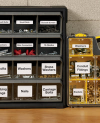 Avery Durable White Cover Up ID Labels for Laser Printers, 0.625