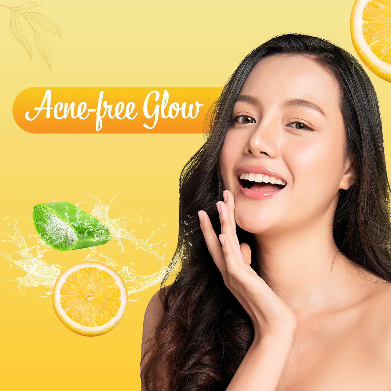 Ozone Acne Check Face Wash | Enriched with Aloe Vera, Lemon & Turmeric | For Oily Skin, Pimples, Acne Prone, Flawless & Glowing Skin | For Men & Women | 100gm