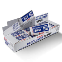 Pentel Hi-Polymer Eraser, Jumbo Size 12 pack(ZEH-20)