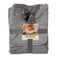 Furhaven Waterproof & Self-Warming Throw Blanket for Dogs & Indoor Cats, Washable & Reflects Body Heat - Terry & Sherpa Dog Blanket - Silver Gray, Large Blanket - Terry & Sherpa (Silver Gray) Self-Warming & Waterproof