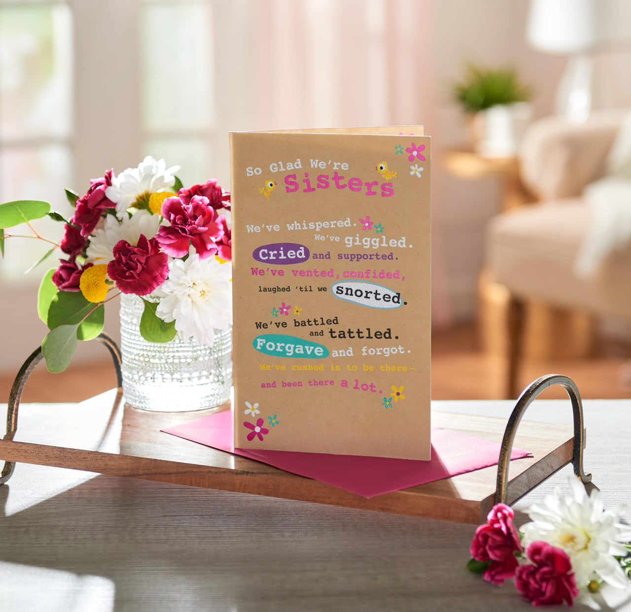 American Greetings Birthday Card for Sister (We're Sisters) We're Sisters