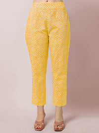 SOURBH Women's  Stylish Straight Fit Cotton Ethnic Block Motif Printed Kurta Set with Trouser Pant and Dupatta