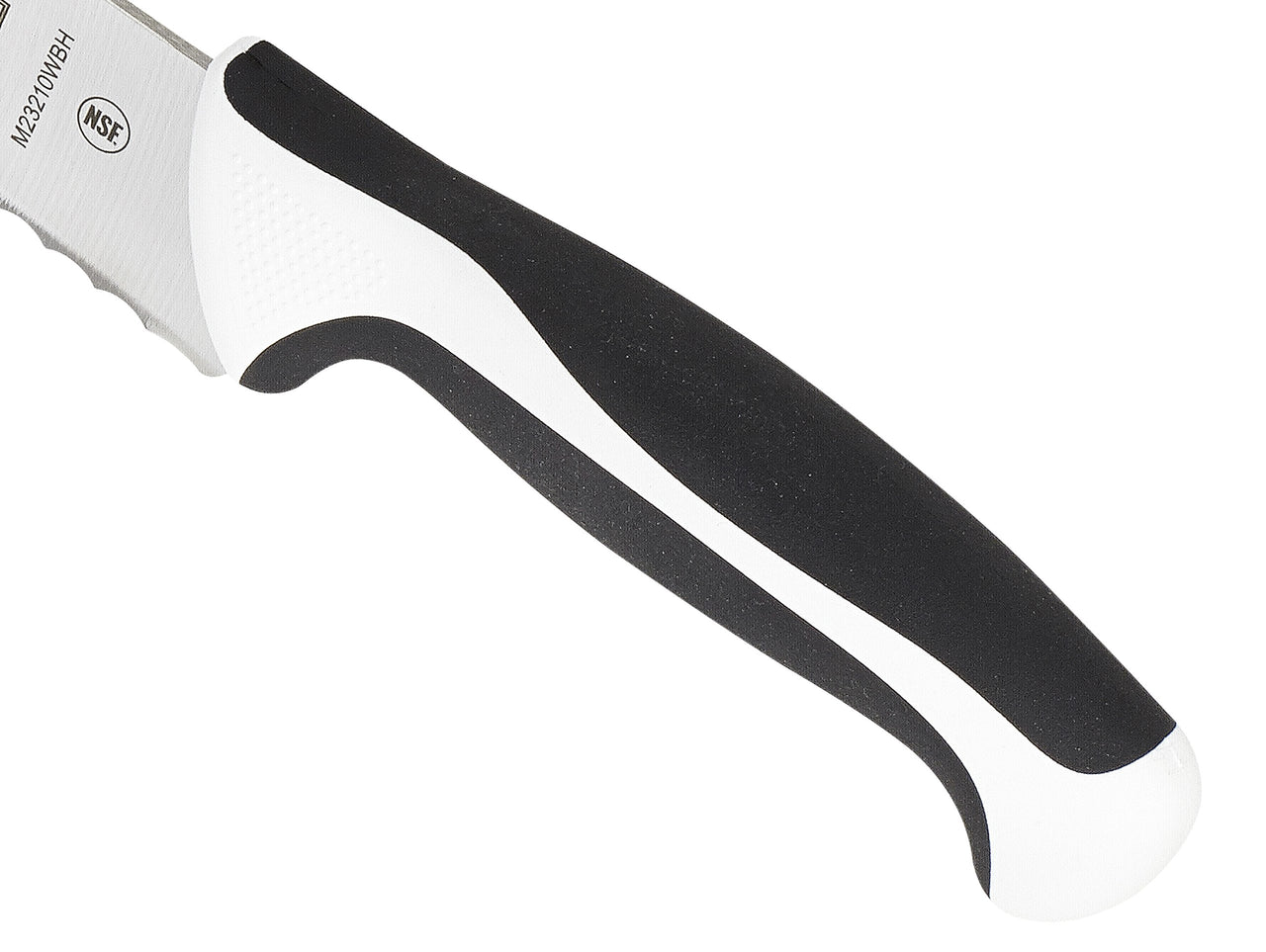 Mercer Culinary - M23210WBH Mercer Culinary Millennia 10-Inch Wide Wavy Edge Bread Knife, White