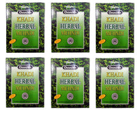 Goofin's khadi Herbal Mehndi - Pack of 6 (480g, Black)