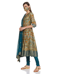 BIBA Women's  Cotton Salwar Suit Set