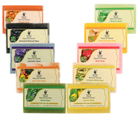 Khadi Natural Herbal Homemade Assorted Soap, Set Of 10