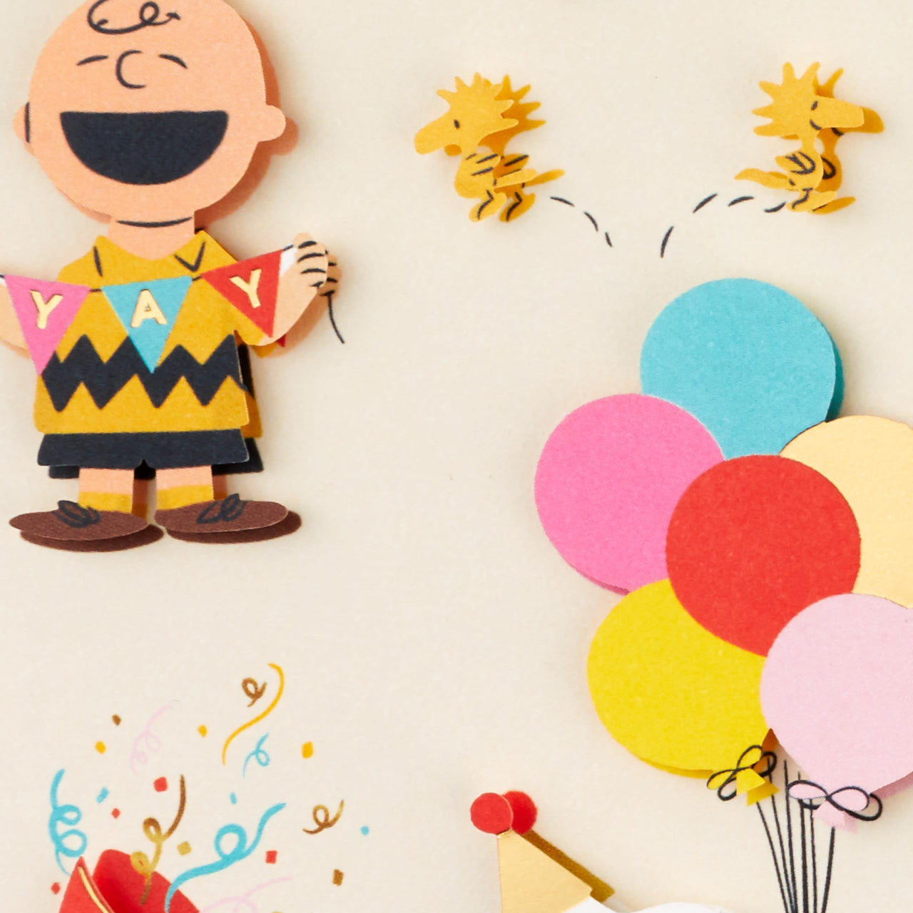 Hallmark Signature Peanuts Birthday Card (Charlie Brown and Friends) Charlie Brown and Friends