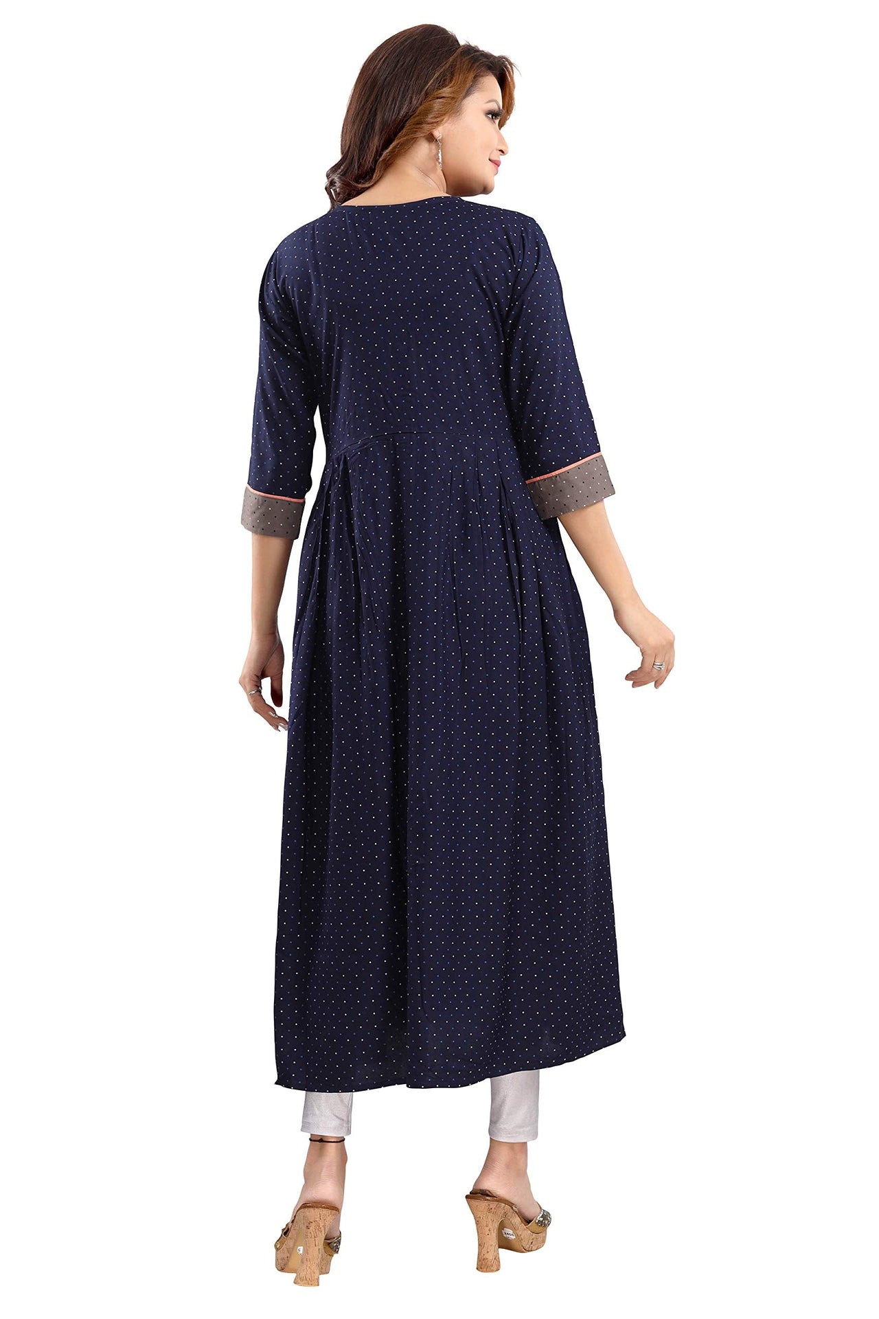 Priscilla RAYON COTTON FEEDING KURTIS FOR WOMEN WITH ZIPPERS 1122
