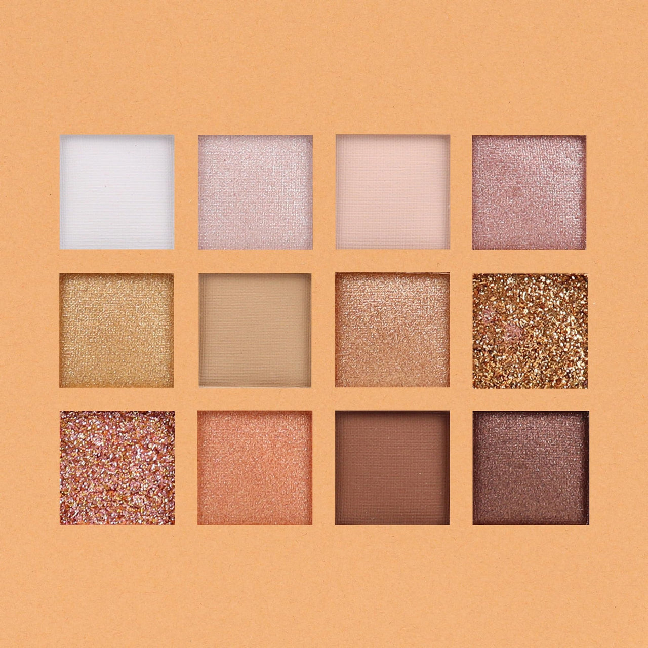 Seven Seas Color Balance Eyeshadow Palette | Matte,Shimmery & Glitter Eye Shadow Palette For Face Makeup (01, 24.4g)