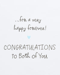 American Greetings Bridal Shower Card (Happy Forever) Happy Forever
