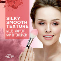 FACES CANADA Berry Blush - Love Vibes Only 03, 4g | Lightweight Long Lasting Ultra-Matte HD Finish | Silky Smooth Texture | Melts Effortlessly & Buildable | Absorbs Oil | Shea Butter | Vitamin A & C