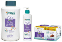 Himalaya Baby Powder, 700g, Gentle Soap Value Pack, 4 * 75gand Massage Oil (500ml) Combo