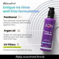 2.Oh! Italian Leave In Conditioner for Dry Hair | Leave In Hair Conditioner with Panthenol and Argan Oil | Nourishing Leave In Conditioner for Wavy Hair | Hair Serum for Dry Frizzy Hair |Women and Men