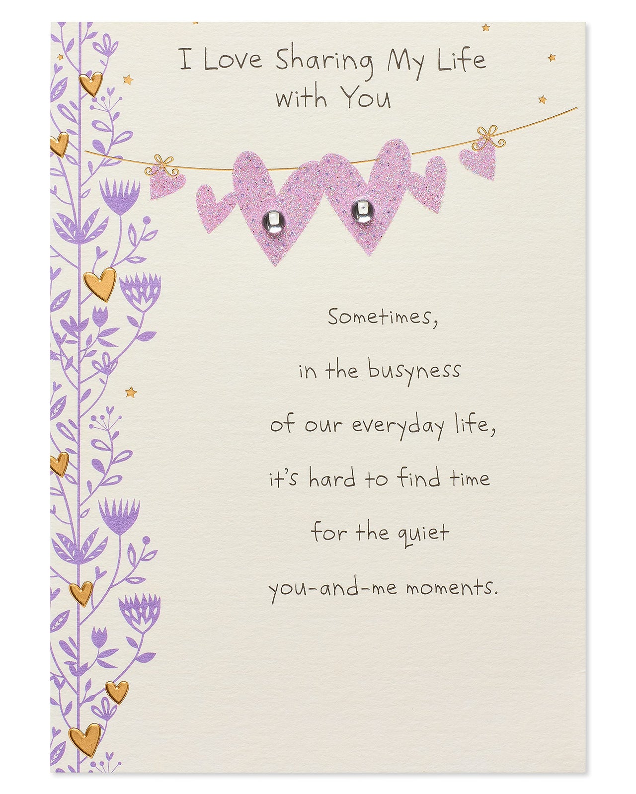 American Greetings Romantic Birthday Card (You-And-Me Moments)