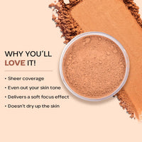 FACESCANADA Setting & Finishing Loose Powder For All Skin Types, 10g | Sheer Coverage & Naturally Radiant Finish | Non- Drying & Lightweight | Evens Out Skin Tone| Blurs Imperfections (Beige)