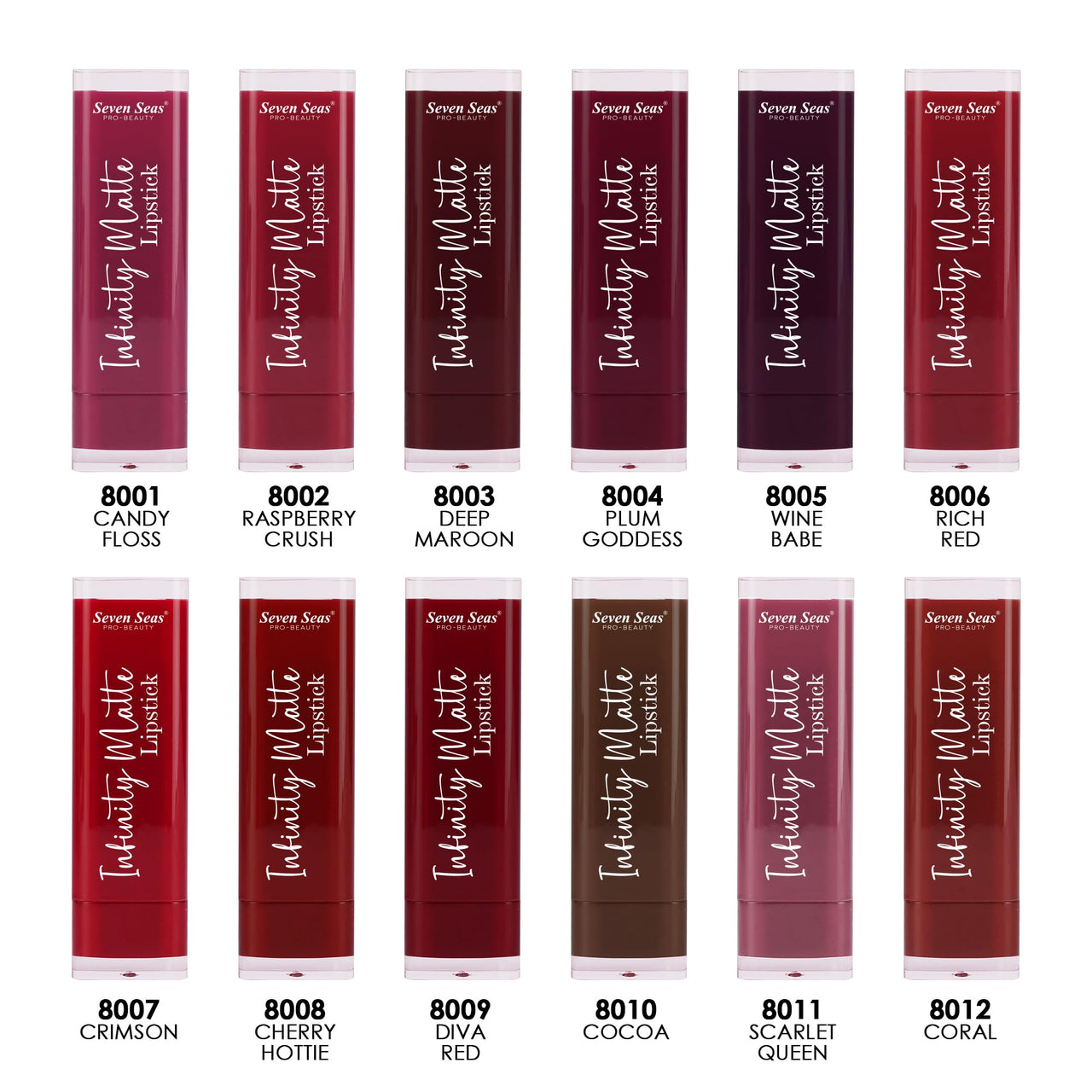 Seven Seas Infinity Matte Lipstick