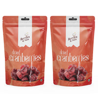 Berries And Nuts Dried Cranberries 200 Gram Pouch|Dehydrated Cranberries, Antioxidant Rich, Immunity Booster|1 Pack Of 200 Grams