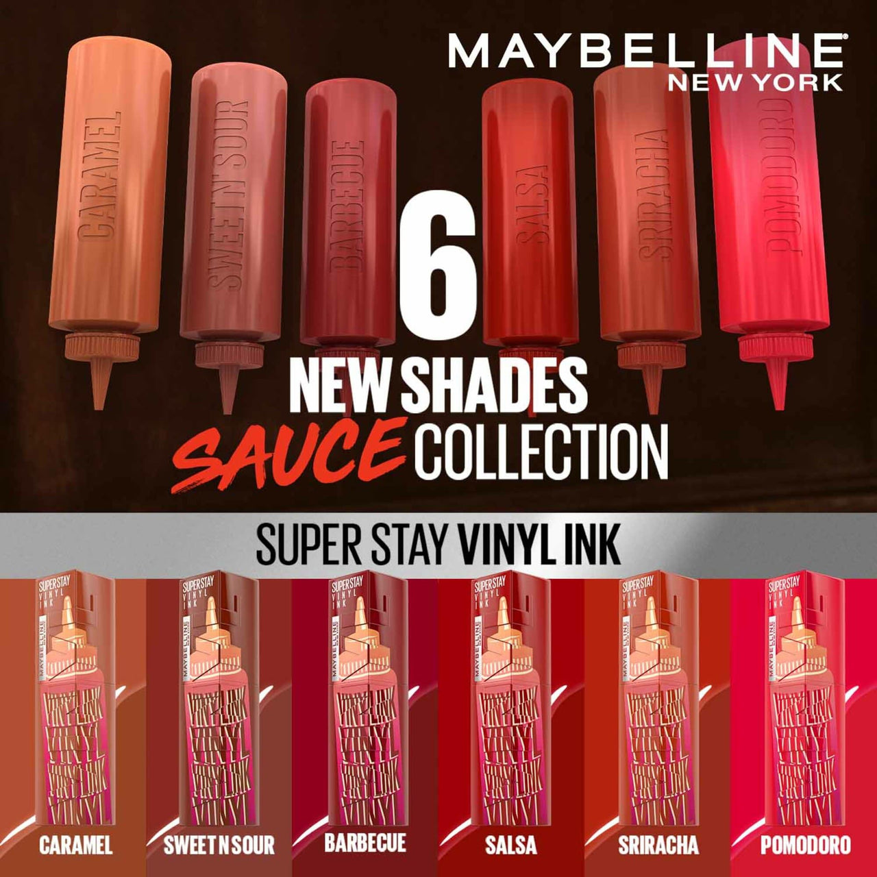 Maybelline New York Superstay Vinyl Ink - Longwear Shine Lip Color, Sweet n Sour, 4.2ml