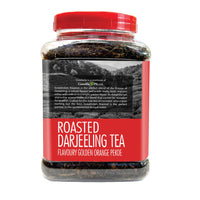 GOODRICKE Roasted Organic Darjeeling Tea Jar- 250gm | Flavoury Golden Orange Pekoe | 100% Pure & Natural Darjeeling tea| Premium Loose Leaves Black Tea | Rich Aroma and Long Lasting AfterTaste