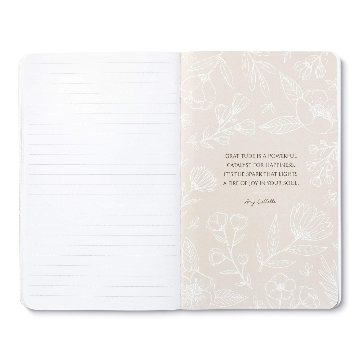 Compendium Softcover Journal - My heart gives thanks… – A Write Now Journal with 128 Lined Pages, 5″W x 8″H My heart gives thanks…