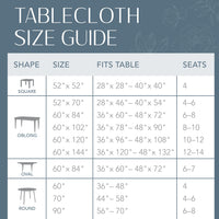 ELRENE HOME FASHIONS Caiden Elegance Damask Fabric Tablecloth, 70