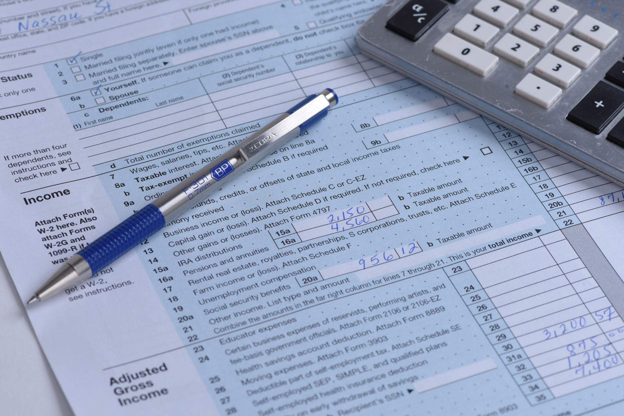 F-301 Retractable Ballpoint Pen, Stainless Steel Barrel, Fine Point, 0.7mm, Blue Ink, 12-Pack