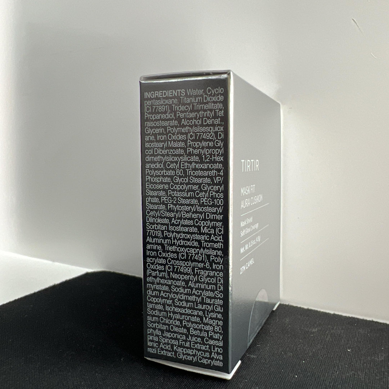 TIRTIR Mask Fit Aura Cushion Foundation, Full coverage, Skin fit, Satin Glow Finish, Korean Cushion Foundation #27N CAMEL, 4.5g