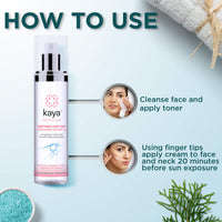 Kaya Clinic Soothing Light Day Moisturizer With SPF25, Non-Greasy Daily Cream, Color, Sulfate, & Fragrance Free, Hypoallergenic for Sensitive Skin, 50ml