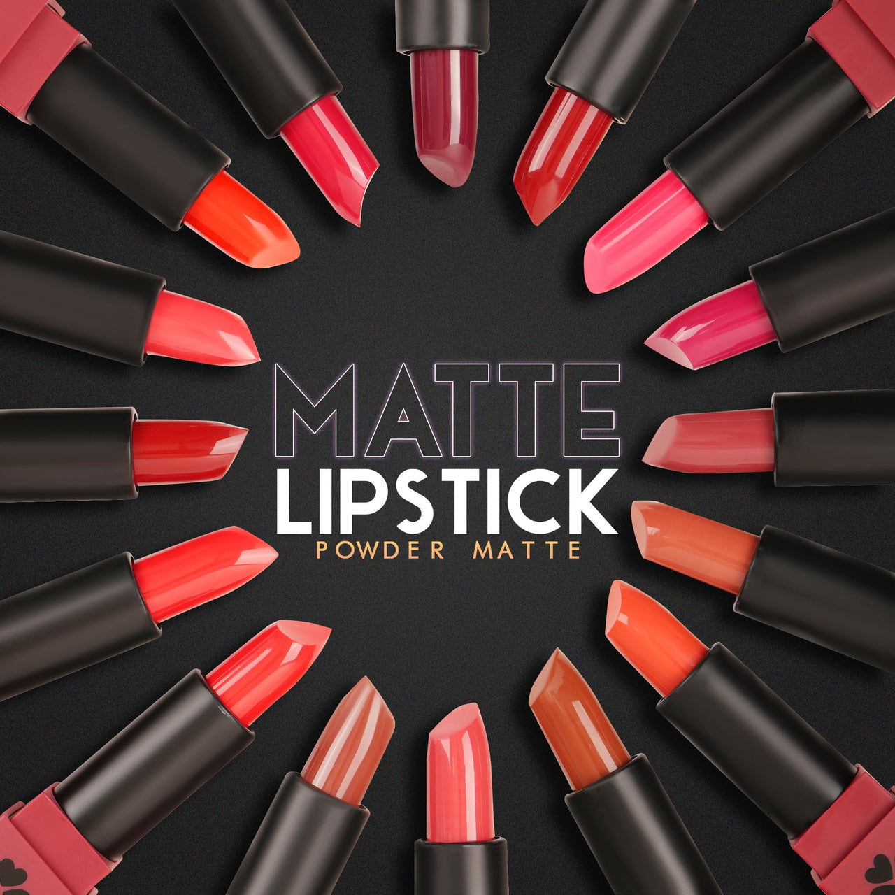 Shryoan Powder Matte Lipstick with Moisturizing and Hydrating Formula | For Every Day Use (3.2g) (Shade-03, Shade-03)