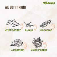 Chaayos Chai Masala - Aromatic Tea Masala Powder with 100% Natural Ingredients - 100g [250 Cups]