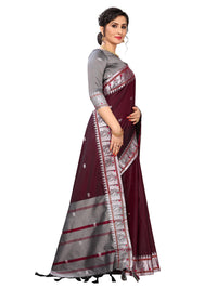Regolith Designer Sarees for women banarasi silk saree with fancy saree Un-stitched blouse Pieces