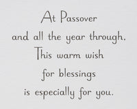 American Greetings Passover Cards, Warm Wish for Blessings (6-Count)
