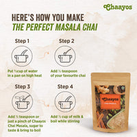 Chaayos Chai Masala - Aromatic Tea Masala Powder with 100% Natural Ingredients - 100g [250 Cups]