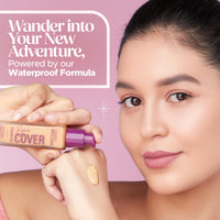 Hilary Rhoda Super Cover Foundation | Blemish Free | High Coverage & Waterproof Foundation | 24-Hour Stay & Non-Sticky Formula | Matte Finish | Blends Flawlessly | 30g (Golden Beige| Shade 04)