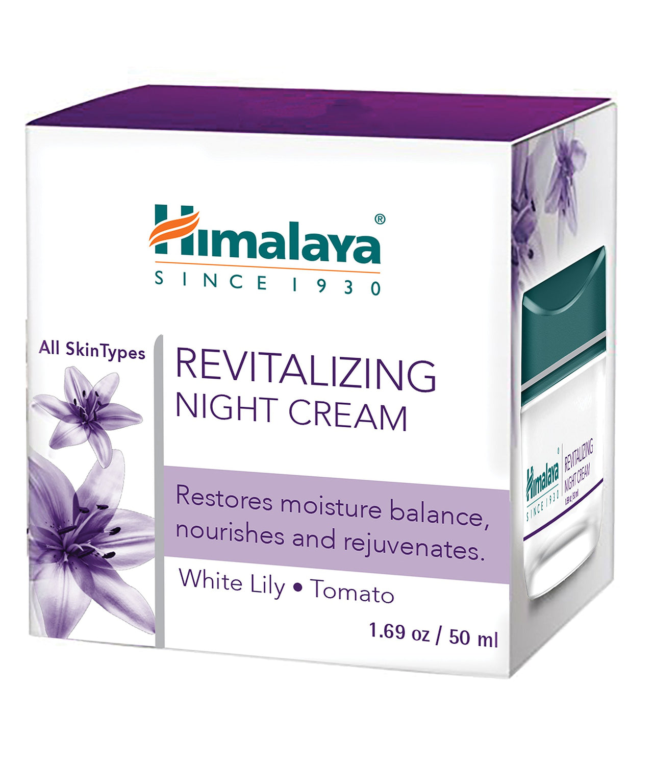 Himalaya Herbals Revitalizing Night Cream, 50ml & Fairness Kesar Face Wash, 150ml Combo