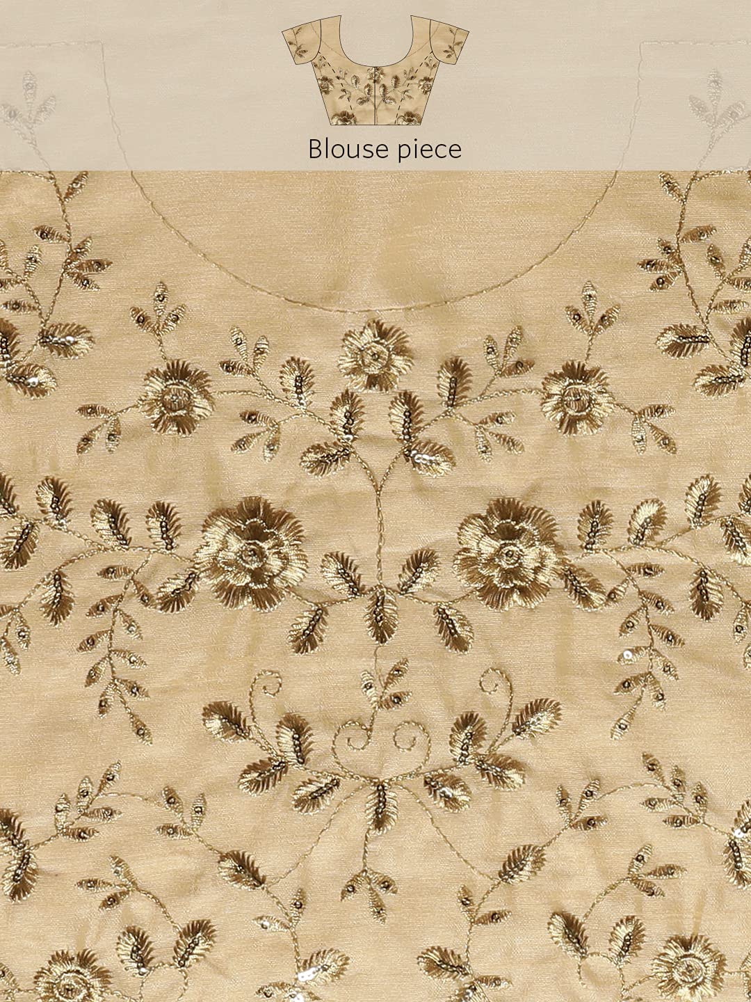 Sunderani Women's  Designer Black Georgette Embroidered Fashion Designing Saree for Women (Sund KK BLACK)