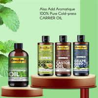 Aromatique Peppermint Essential Oil for Hair,Skin. 100% Pure and Natural Therapeutic Grade (15ml)