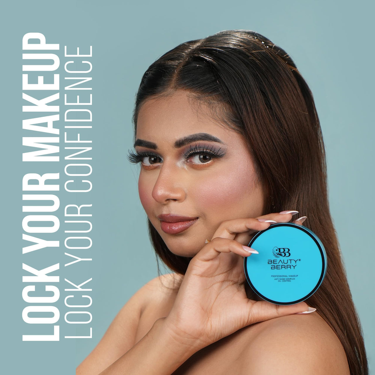 Beauty Berry 2 in 1 Oil Compact Powder | Matte Finish, High Coverage, Lightweight & Silky Smooth Texture | Long Lasting Compact Powder for Women (04, 22.5g)