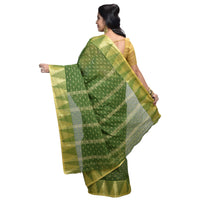 Raj Sarees Women's  Pure Georgette Saree Without Blouse Piece Mustard Yellow; Golden
