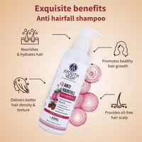 Ayouthveda Anti-hairfall Shampoo 200ml & Protein Hair Oil 100ml Combo Pack for Healthy Hair Growth & Deep Nourishment | Fights Dandruff Control Hair Breakage & Hair Fall | Blend of Essential Oil & Herbal Extracts