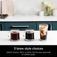 Ninja Drip Coffee Maker With K Cup Combo, DualBrew Pro Specialty Coffee System, Coffee Machine Compatible with K-Cup Pods, 12 Cup Single Serve Coffee Makers with Paper Filter, CFP301 Frother + Paper Filter