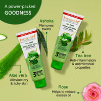 Aryanveda Tea Tree Face Wash With Neem & Aloe Vera Extracts, 120 Gm (Pack Of 2) (Tea Tree Face Wash + Tanend Tan Removal Face Wash)