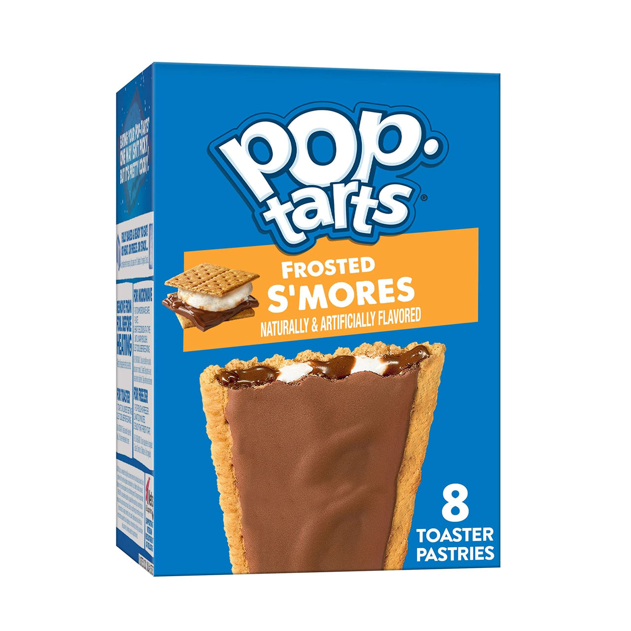 Pop-Tarts Toaster Pastries, Breakfast Foods, Kids Snacks, Frosted S'mores, 13.5oz Box (8 Pop-Tarts)