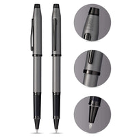 Cross Century II Refillable Gel Ink Rollerball Pen, Medium Rollerball, Includes Luxury Gift Box - Gunmetal Gray