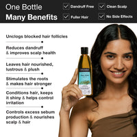 Soulflower Tea Tree Scalp and Anti Dandruff Hair Oil, 120ml