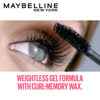 Maybelline New York Hypercurl Mascara Waterproof, Black, 9.2ml And Maybelline New York Color Sensational Creamy Matte Lipstick, 657 Nude Nuance, 3.9g