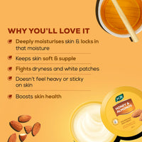 Joy Honey & Almonds Deep Nourishing Moisturizer for Face, Hands & Body (200ml) | Skin Cold Cream with Natural Sunscreen For Glowing Skin | Protects for Dryness & Retains Natural Moisture Balance
