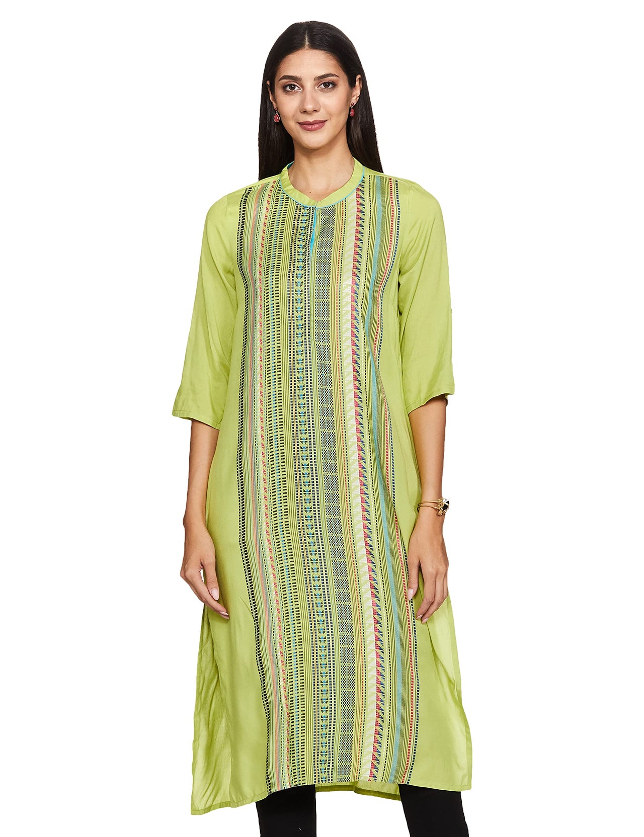 Aurelia Women's  Rayon Straight Kurta